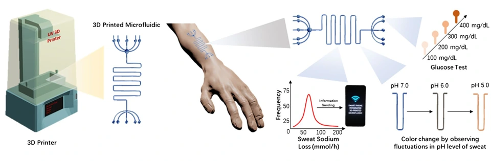 Preview of Advancing 3D printed microfluidics with computational methods for sweat analysis